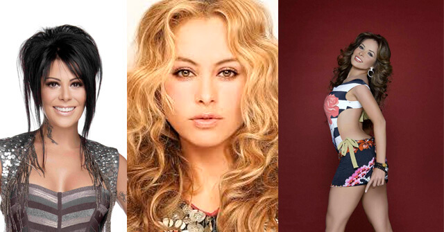 Paulina Rubio, Alejandra Guzman, Gloria Trevi