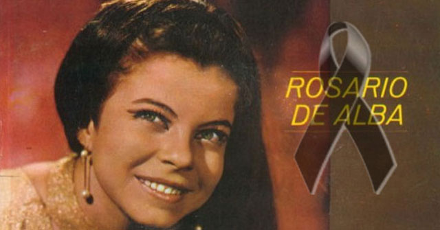 Fallace la cantante Rosario de Alba