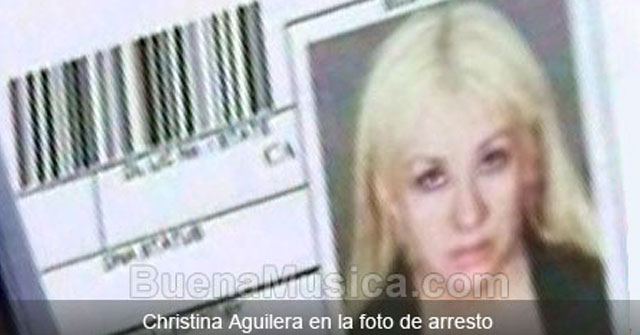 Christina Aguilera arrestada