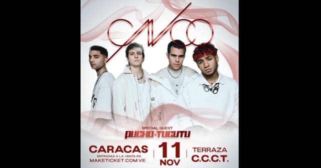 CNCO - Concierto en el CCCT, Venezuela