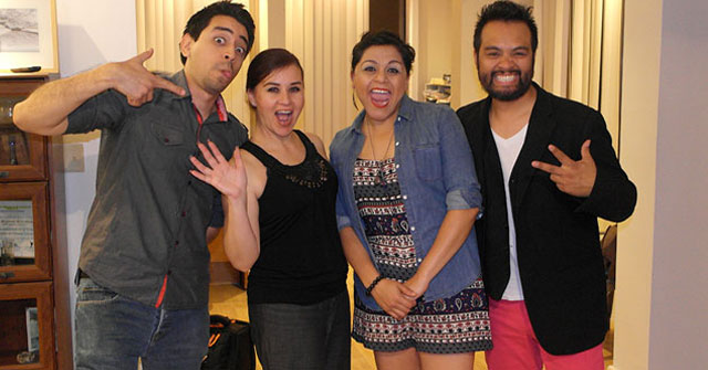 Jag Duran, Gaby Behnumea, Sarah Carpio, y Sergio Santillan Jag Duran, Gaby Behnumea, Sarah Carpio, y Sergio Santillan