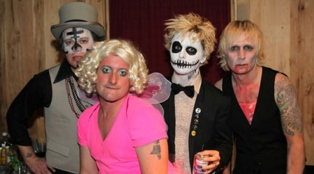 Green Day disfrazados para Halloween