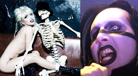Lady Gaga y Marilyn Manson y Halloween