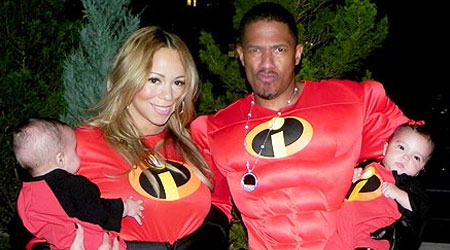 Mariah Carey disfrazada para Halloween