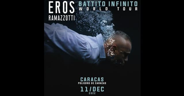 El Poliedro de Caracas está listo para recibir a Eros Ramazzotti 