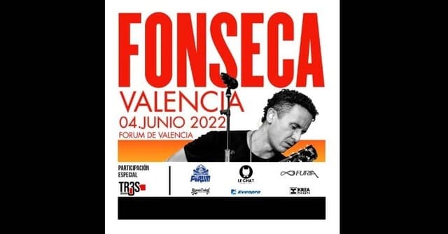 Fonseca - Concierto en Valencia