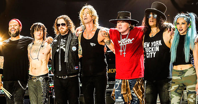 Guns N’ Roses en el Fronterizo Fest  en el Estadio Caliente