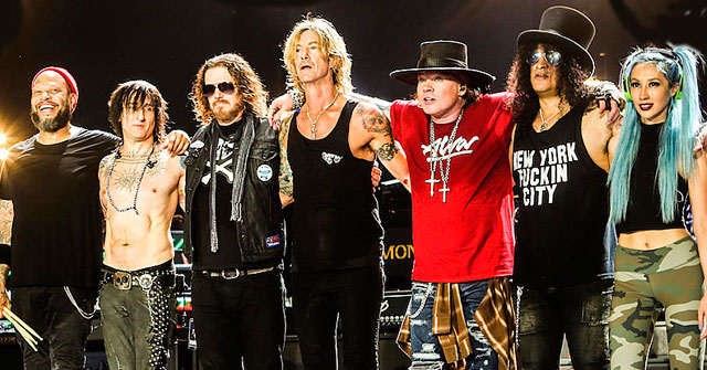 Guns N’ Roses se presentará en el Fronterizo Fest en el Estadio Caliente