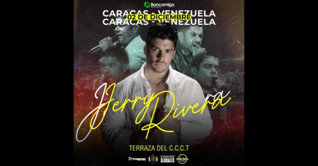 Jerry Rivera llegará a Venezuela con un concierto que será inolvidable