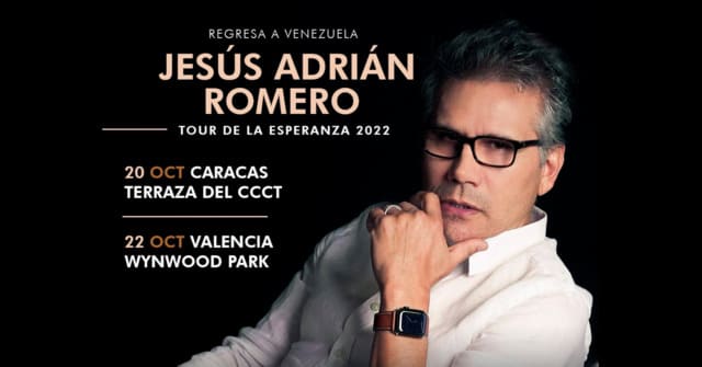 Jesús Adrián Romero regresará a Venezuela