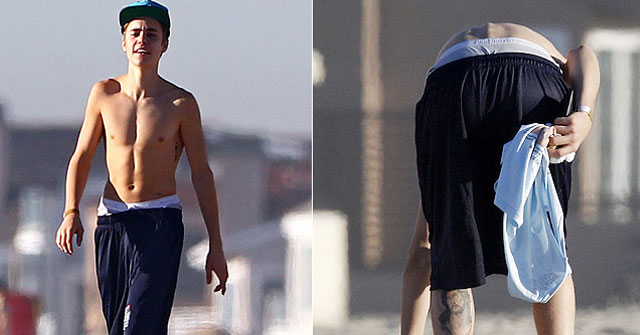 Justin Bieber tatuaje pierna jesus