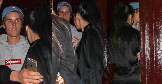 Fotografian a Justin Bieber junto a Kourtney Kardashian