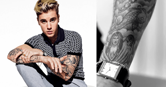 Justin Bieber revela a GQ el secreto de sus tatuajes [+Selena Gómez]