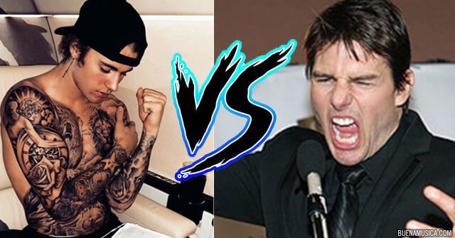 Justin Bieber reta a Tom Cruise a una pelea en el ring de la Ultimate Fighting Championship (UFC)