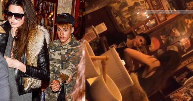  Justin Bieber de cena con Kendall Jenner