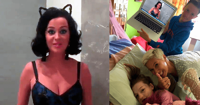 Emotivo mensaje de Katy Perry a fan con enfermedad terminal [VIDEO]