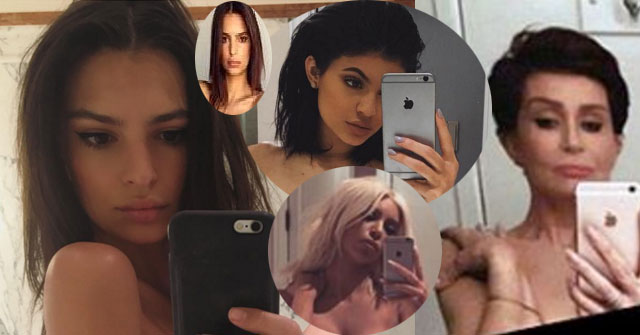 Kylie Jenner, Sharon Osbourne y  Emily Ratajkowski apoyando a Kim Kardashian 