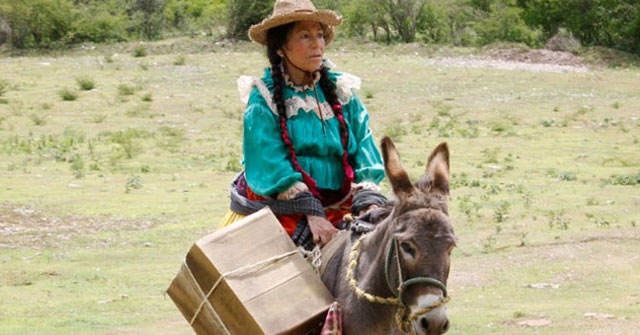 La India Maria en su burro Filemón