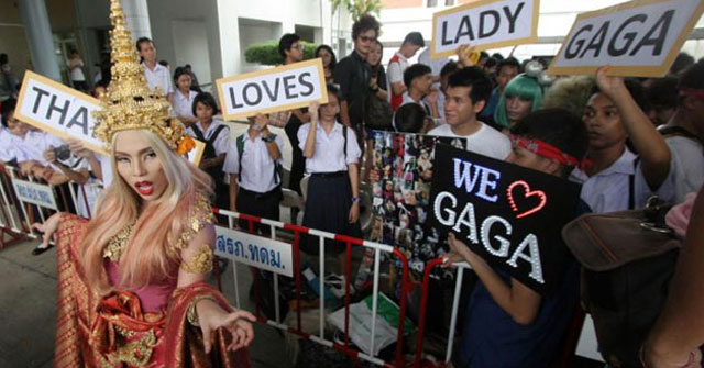 Critican fuertemente a Lady Gaga en Tailandia