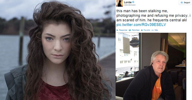Lorde es supuestamente acosada por el paparazzi Simon Runting