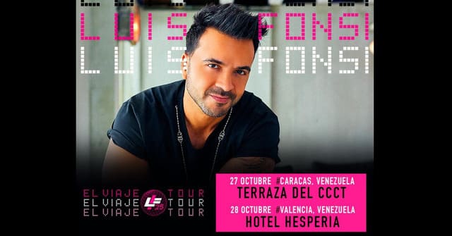 Luis Fonsi - Concierto en el Hotel WTC Hesperia Valencia (Venezuela)