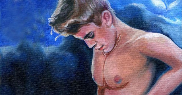 Macklemore es dueño de una pintura de Justin Bieber desnudo y cubierto de sirope de maple 