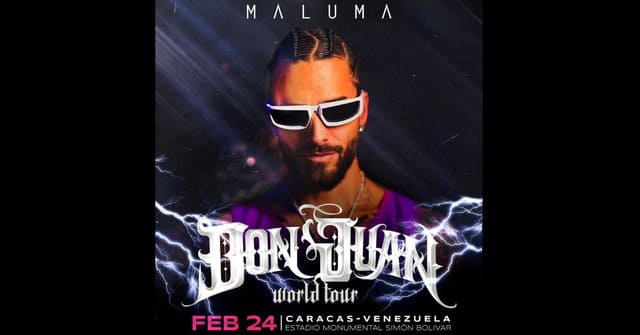 Maluma en el Monumental Simón Bolivar