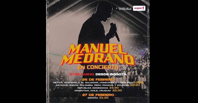 Manuel Medrano presenta un concierto virtual