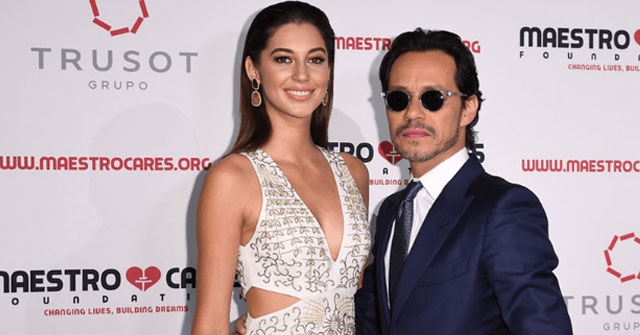 Marc Anthony se deja ver con su novia de 21 años