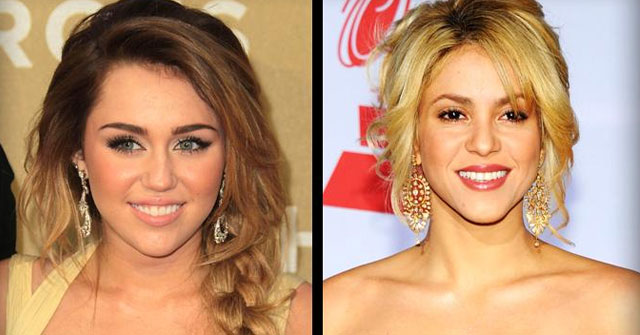 Miley Cyrus y Shakira graban Love & Rock a dúo