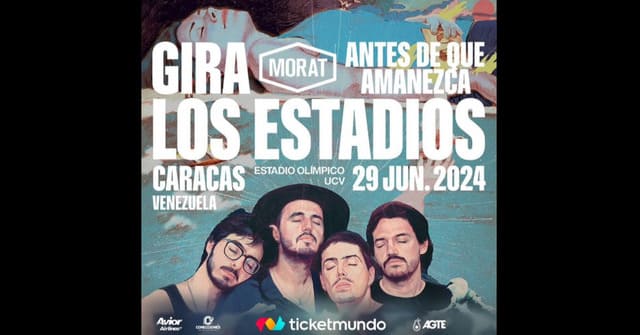 Morat suma a Venezuela en su Gira Mundial “Los Estadios” en el 2024