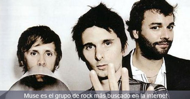 Muse es la banda de rock más buscada en internet