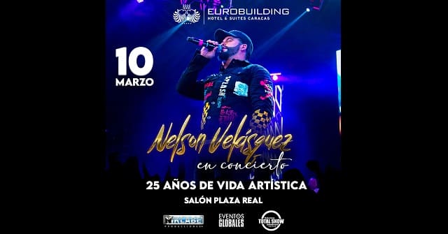 Nelson Velásquez llega a Venezuela para celebrar con un concierto 25 años de carrera artística
