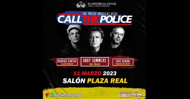 “Call The Police” llega a Venezuela con Andy Summers para rendir tributo a The Police