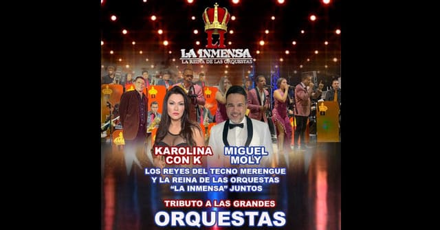 Cover Caracas Oficial rinde tributo a las grandes orquestas venezolanas junto a Miguel Moly, Karolina con K y La Inmensa