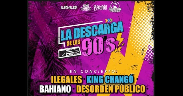 ¡La original! “Descarga de los 90’s” llega a Caracas