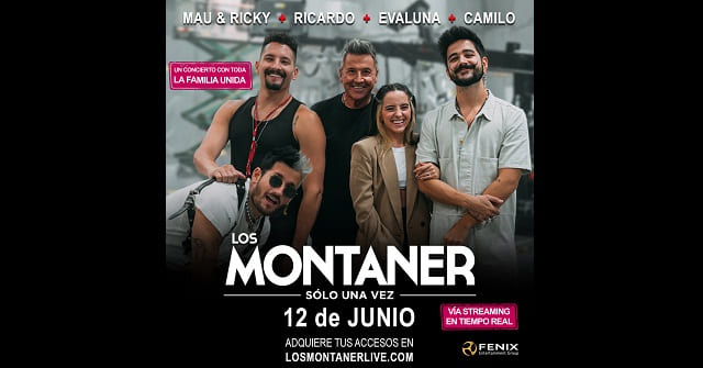 Los Montaner anuncian concierto streaming en tiempo real para el mundo entero