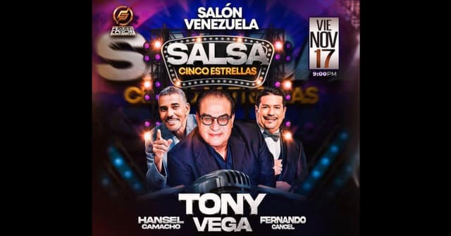 Tony Vega, Hansel Camacho y Fernando Cancel - “Salsa Cinco Estrellas”