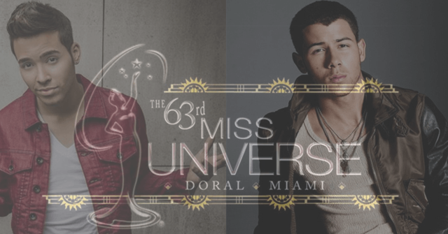 Prince Royce y Nick Jonas cantarán en Miss Universo