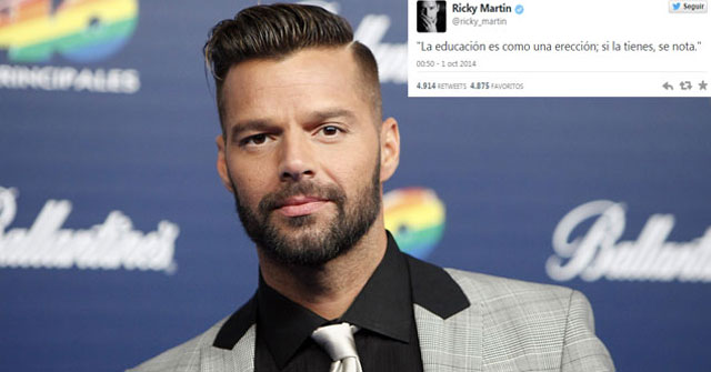 Ricky Martin causa polémica por un tuit