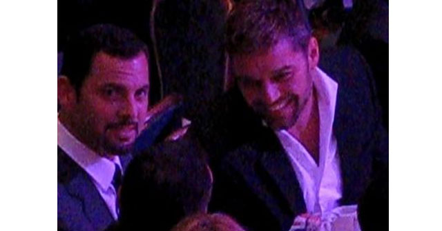 Ricky Martin presentó a su novio y le dedicó premio
