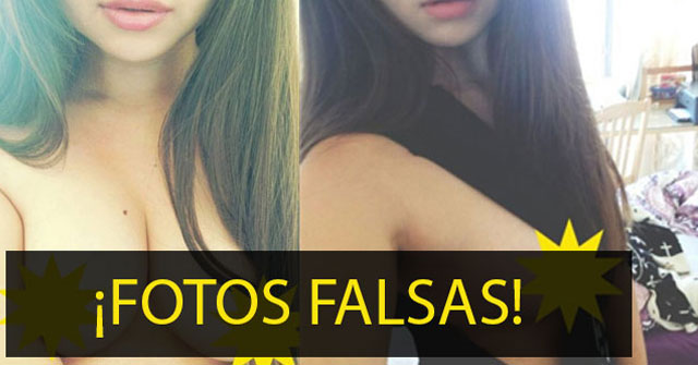 Las fotos de Selena Gómez desnuda son falsa
