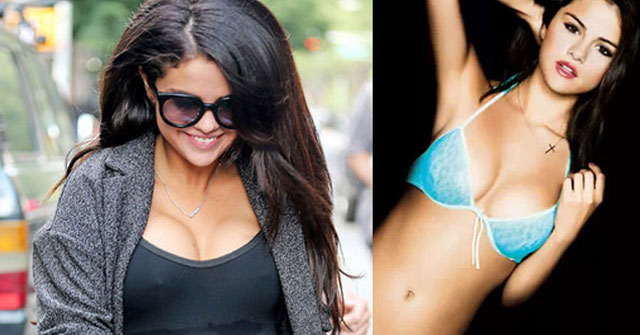 Cirujanos plásticos dicen que Selena Gómez se opero los senos 