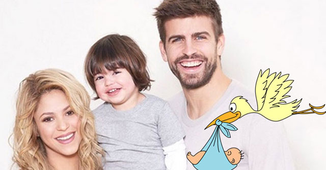 Sasha es el segundo hijo de Shakira y Piqué