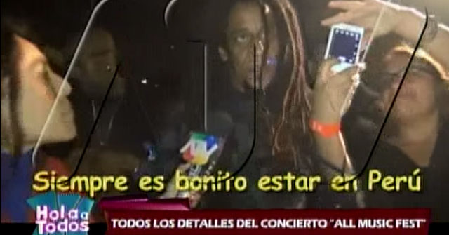 Se burlan de Tego Calderón en Perú