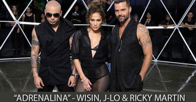 Wisin, Jennifer López, Ricky Martin, juntos por Adrenalina
