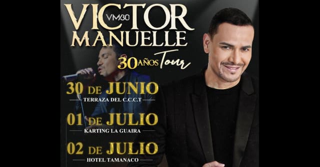 Víctor Manuelle celebrará sus “30 Años Tour” en Venezuela