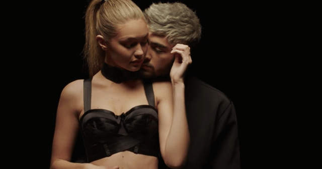 Zayn Malik y Gigi Hadid muy juntitos en el videoclip para Pillow Talk